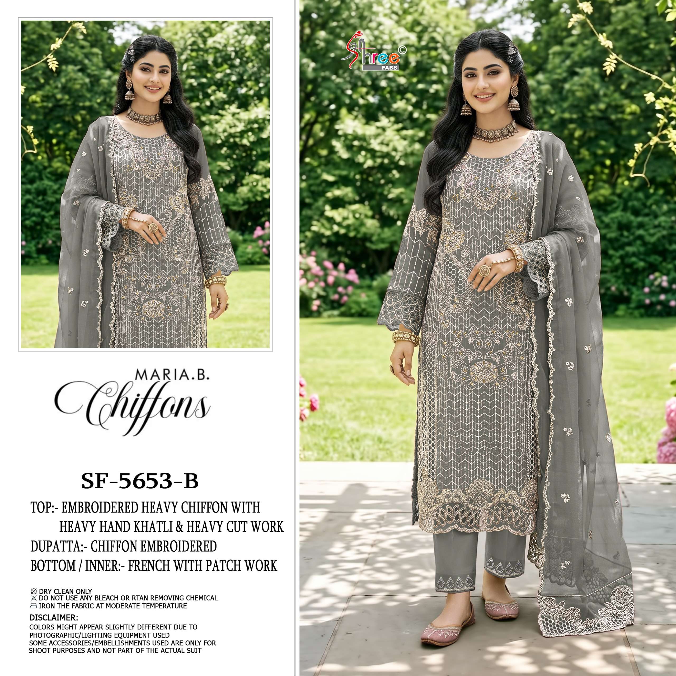 SHREE FABS SF 5653 COLOR PAKISTANI ATELIER HAND KHATL WOR SUIT FESTIVAL WEAR SHOP